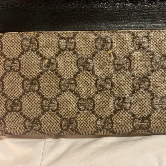 Vintage Monogram Gucci wallet with box and dust bag New - Picture 3 of 10